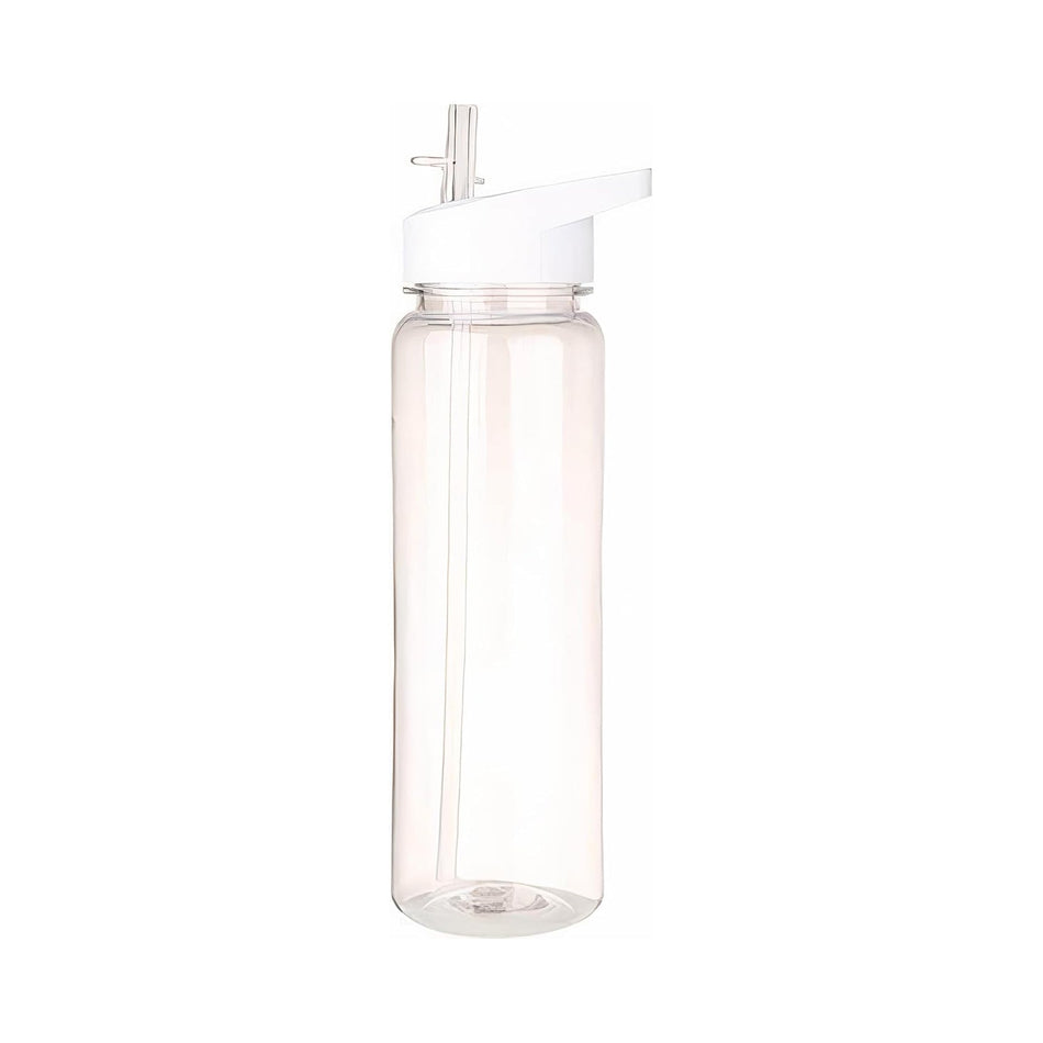 Veloraqua Transparent 24 oz Sports Hydration Bottle with Straw, BPA-Free**