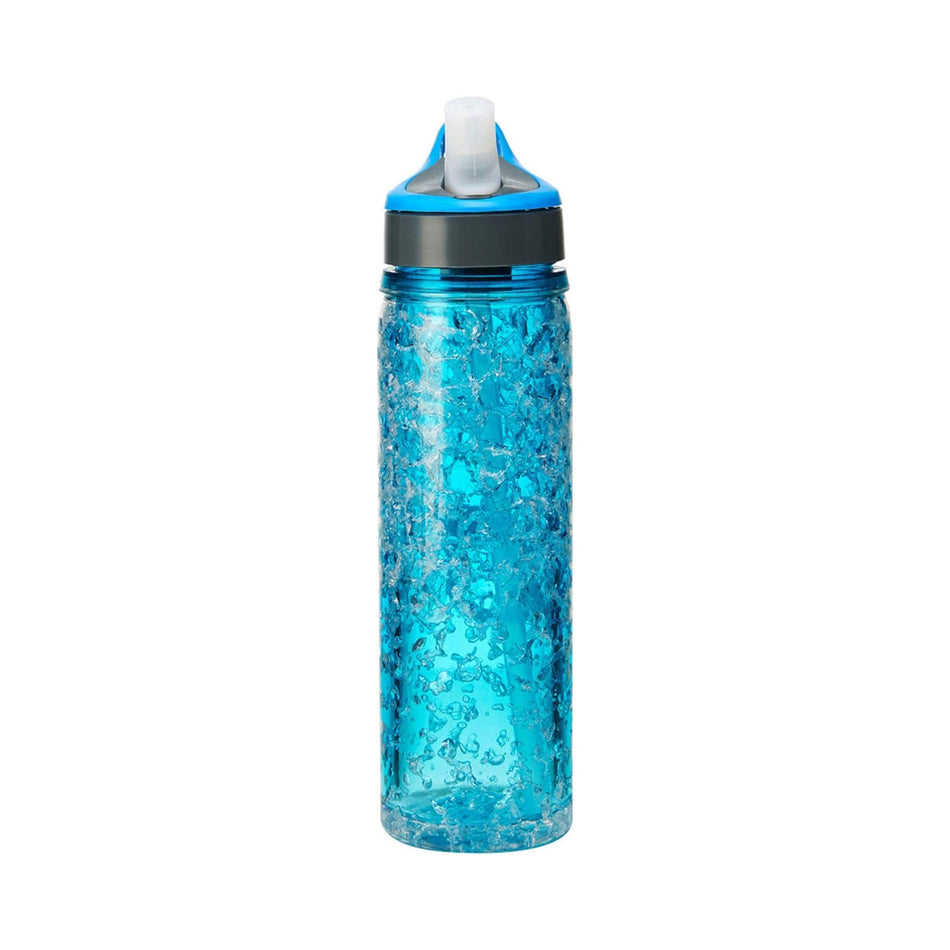 Veloraqua Freezeable Double Wall Insulated Tritan Water Bottle with Crackle Gel